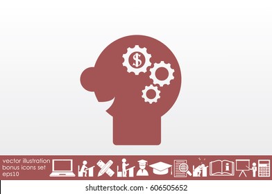 businessman icon vector illustration eps10