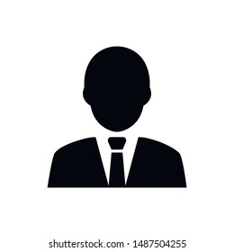 Businessman icon vector, logo template, vector, web design, apps, software, print usage, eps 10