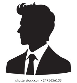 Plantilla del logotipo del Vector del icono del hombre de negocios