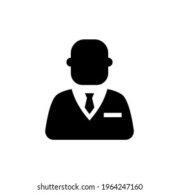 Businessman icon in vector. Logotype