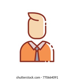 Businessman icon vector modern style design