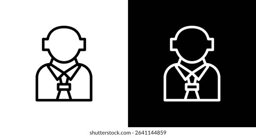 Businessman icon vector simple element illustration editable