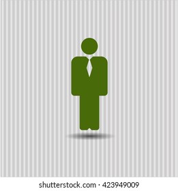 símbolo de icono de empresario vector eps planos jpg aplicación web