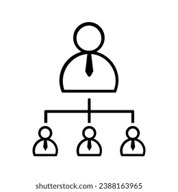 Businessman icon vector. User illustration sign. Account symbol or logo.