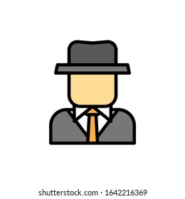 businessman icon -vector. white background. premium quality-symbol.  businessman sign. web design and mobile design,