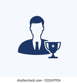 Businessman icon,clean vector