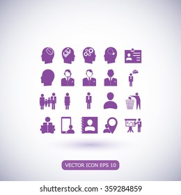 Businessman icons