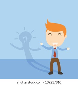 Businessman idea