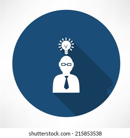 Businessman with a idea