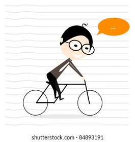 businessman idea editable vector