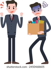 businessman illustration design vector flat