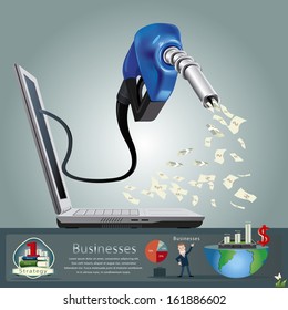 businessman infographics.vector illustration