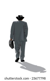 businessman isolated