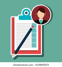 businessman isolated design 