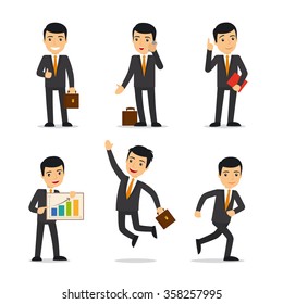 Businessman isolated vector