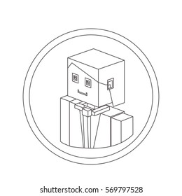 Businessman isometric avatar