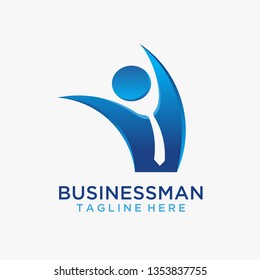 Businessman logo design