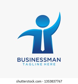 Businessman logo design