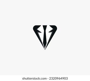 businessman logo design .businessman dress logo 