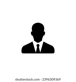 Logo de BusinessMan Vector plano simple