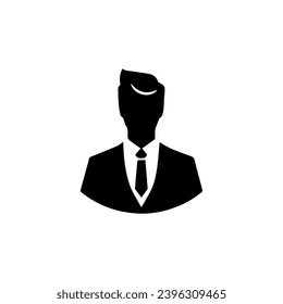 Logo für Geschäftsleute, einfach, flacher Vektorgrafik