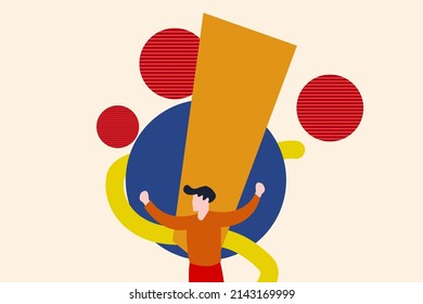 businessman looking happy or Celebrating.Concept of success and motivation.