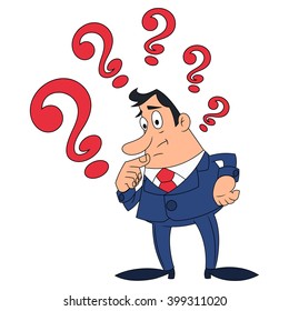 Businessman is looking for solution 3