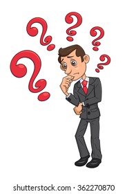 Businessman is looking for solution 4