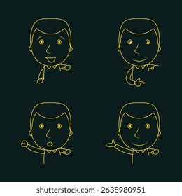 Businessman luxury trendy applicable design good abstract vector illustration artwork.eps