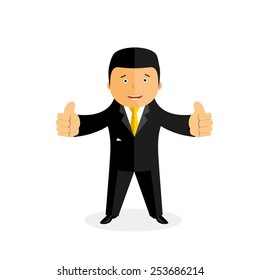 Businessman. manager vector illustration
