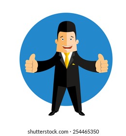 Businessman. manager vector illustration 
