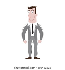 Businessman mascot