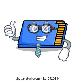 Businessman memory card character cartoon