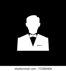 Businessman men vector icon