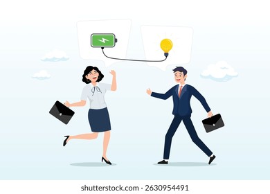 Empresário mentor ajudar o funcionário a obter nova ideia de lâmpada, mentor, conselheiro para motivar o funcionário ou inspiração, treinamento ou orientação ajudar o desenvolvimento pessoal para alcançar o sucesso, conceito de coaching