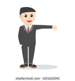 businessman mocking pose design people