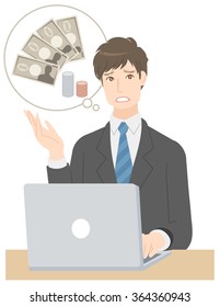 businessman money