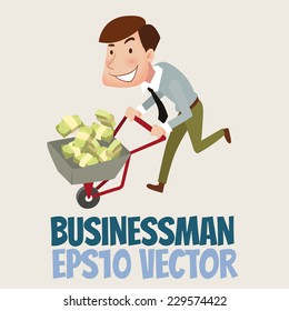 Businessman and moneys