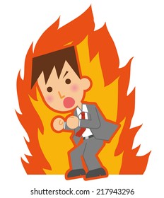 Businessman motivated