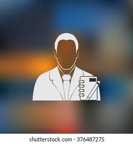 Businessman with notebook