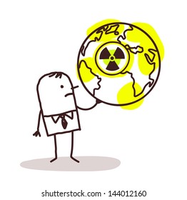 businessman and nuclear world