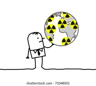 businessman & nuclear world