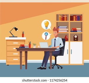 Businessman at office