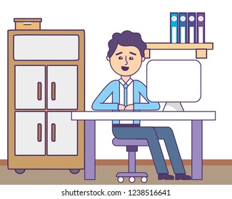 businessman at office