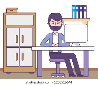 businessman at office