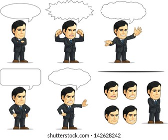 Businessman or Office Executive Customizable Mascot 13