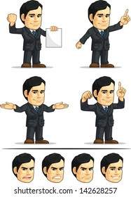 Businessman or Office Executive Customizable Mascot 7