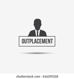 Businessman & Outplacement Label