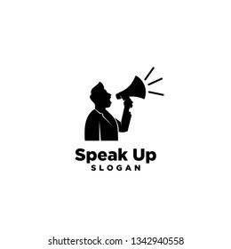 businessman people man shouting through a megaphone