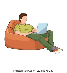 businessman person image vector illustrator